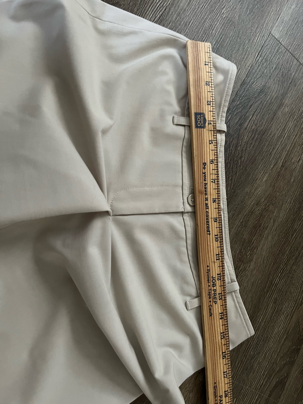 LOFT Julie style size 4 Cream Wide-Leg High-Rise Trousers - Picture 3 of 6